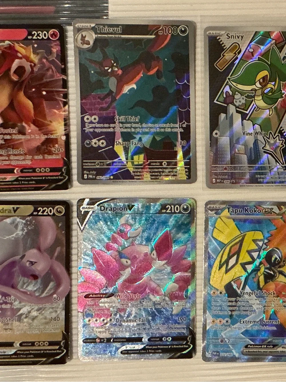Pokémon Trading Card Lot [10] - Full Art Holographic Assortment (SWSH, SV, ME)